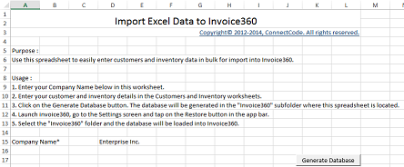 invoice and inventory in excel